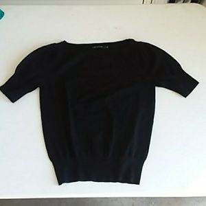 Limited- thin, black, short sleeve sweater